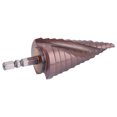 thumbnail image 1 of Loewten Step Drill Bit, High Toughness High Speed Steel Drill Bit, High Wear Resistance Not Easy To Break Cobalt Coating For Perforating Various Materials Deburring, 1 of 8