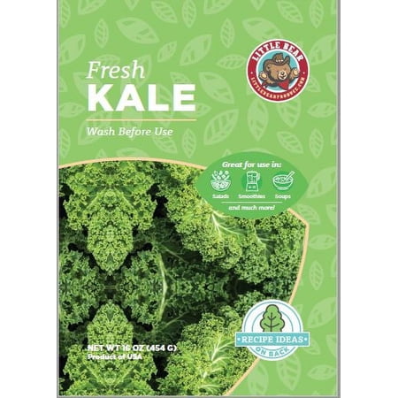 Kale Greens, 1lb Fresh Vegetable Bag