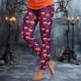 thumbnail image 2 of HCNTES Halloween Leggings for Women Pumpkin Skeleton Witch Ghost Printed Tights High Waisted Soft Stretchy Yoga Pants (7-Beige,XXL), 2 of 9