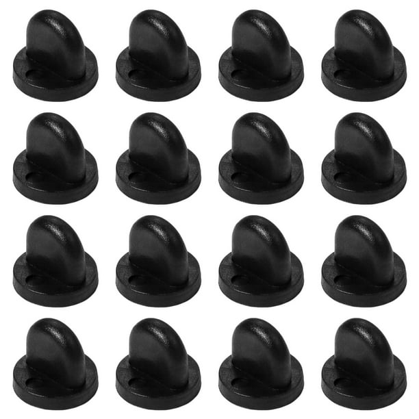 Millennial Essentials Rubber Pin Backs Black PVC Pin Keepers Pin Cap