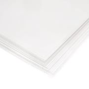0.1mm Thick A4 Size Clear Sheet 297mm x 210mm Transparent Rigid Plastic Sheet,Office,DIY Cut,50Pcs