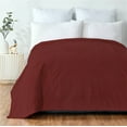 thumbnail image 2 of Mainstays Super Soft Red Polyester Plush Blanket, Twin 66"X90", Suitable for Adult, Mainstays, 2 of 6