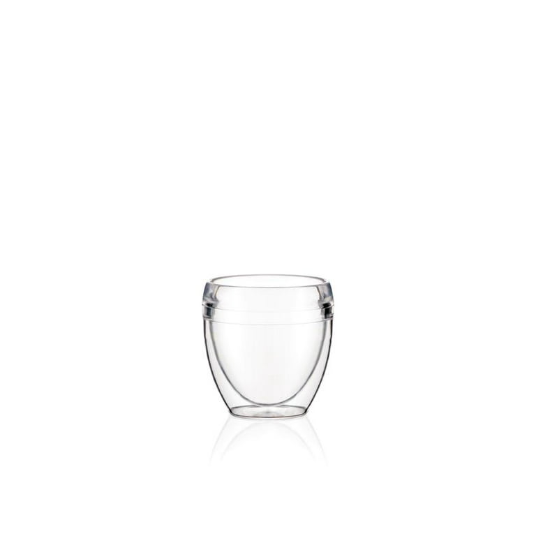 Bodum Bistro-Style Glass and Steel Coffee Cup Collection of Three. RES –  BINCHEY'S LLC.
