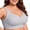 02-Gray, variant on Daystry Plus Size Everyday Bras for Women Full Coverage Soft Sleep Wirefree Bras New Upgrade