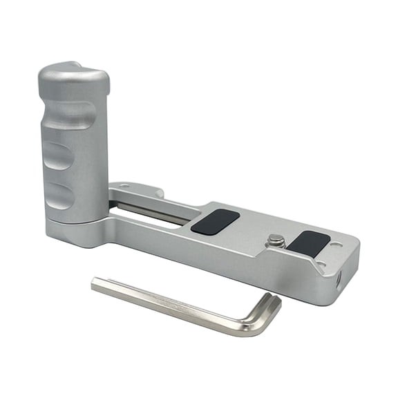 YIEMEEN L Plate Compatible for ZV-1F ZV-1 II ZV-1M2 Metal L Bracket Battery Mount Grip Holder Multiple 1/4" Thread Holes