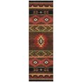 thumbnail image 2 of Addison Rugs Dream Shag Premium Machine Washable Transitional Aztec Brown Runner Rug, 2'3" x 7'6", 2 of 8