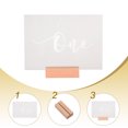 thumbnail image 4 of Soportes de Acrílico Unique Bargains Tarjeta de lugar Transparente 1-10 para Bodas, 4 of 5