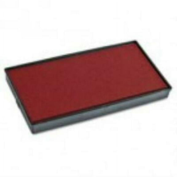 2Pc Replacement Ink Pad for 2000 PLUS 1SI30PGL, Red