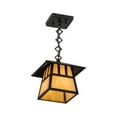 thumbnail image 4 of Meyda 92202 8 in. Stillwater Double Bar Mission Pendant - Craftsman Brown, 4 of 5