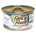 thumbnail image 1 of Fancy Feast Pate Salmon & Shrimp, Wet Cat Food 85g, 1 of 8