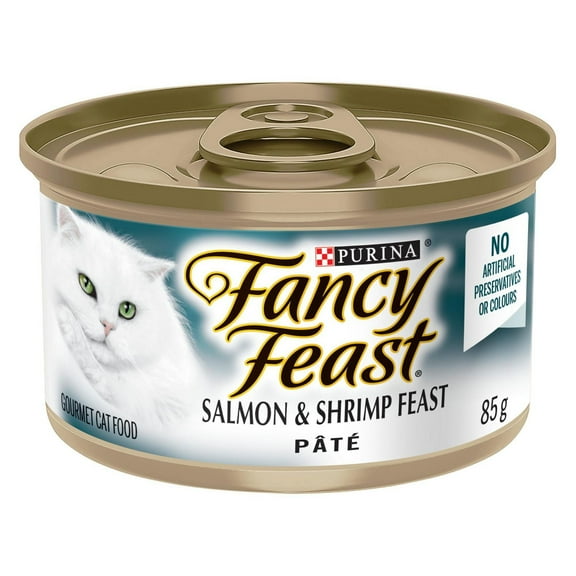 Fancy Feast Pate Salmon & Shrimp, Wet Cat Food 85g
