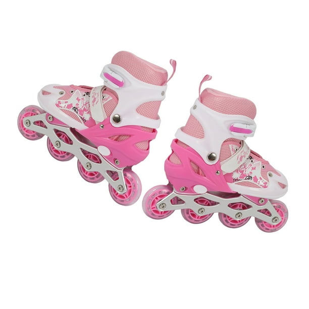 Patines En Línea Para Niños, Patines Con Cuchillas Para Niños, 4 Ruedas Iluminadas, Mayor Confianza Para Regalo De Navidad