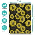 thumbnail image 5 of Golden Sunflower Dog Feeding Mat - Waterproof Pet Food Catcher with Floral Boho Aesthetic, Soft & Durable Surface, 5 of 7
