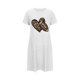 thumbnail image 4 of Camisón corto de mujer, vestido de largo medio con estampado de moda, camisón corto extragrande de mujer, camisón de manga corta con estampado de pecho a la moda, camisón de mujer, 4 of 6