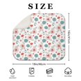thumbnail image 4 of Pioneer Flower Floral Print Pattern Kitchen Dish Drying Mat 1 Pack, Ultra Absorbent Microfiber Drainer Mat, 16"x18", 4 of 6