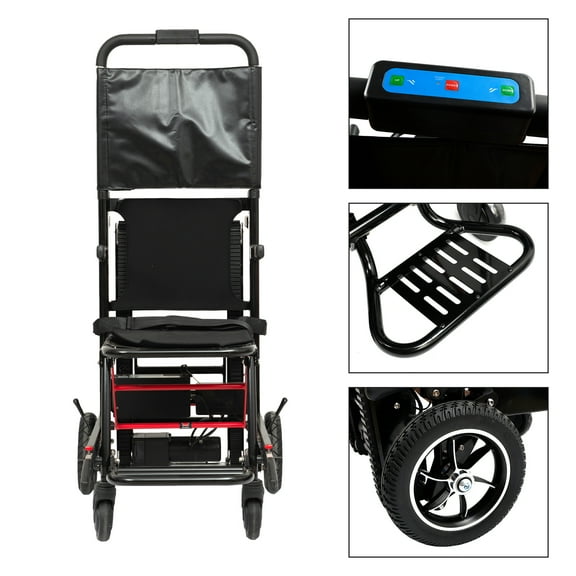 Climbing Wheelchair Motorized Large Wheel For Stair Lifting Chair Elevator Disabled