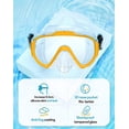 thumbnail image 2 of Conjunto de Snorkel Vengreedo con Aletas, Máscara con Sistema Seco para Adultos, 2 of 8