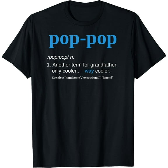 Pop Pop Gifts Grandpa Fathers Day T-Shirt