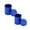 Blue, variant on 1 Pc Portable Metal Small Pill Case, Round Aluminium Alloy Pill Holder Pocket Small Pill Box Waterproof Medicine Organizer Bottle Container for Travel Outdoor Vitamin Fish Oils, 1.8"x2.7", Gold