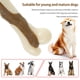 thumbnail image 3 of Muyoka Kyoffiie Dog Molar Toy Bone Shape Nylon Dog Chew Toy con sabor a carne real para masticadores agresivos Cuidado del cepillo de dientes para perros Juguetes para masticar para perros pequeños, m Muyoka Hogar, 3 of 7