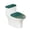 Christmas Tree Star Pattern, variant on HELLHERO Christmas Tree Star Pattern Adds Holiday Charm for Bathroom Home Comfort, Elastic Bottom Polyester Toilet Lid Cover, Soft, Universal, 2 Piece