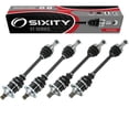 thumbnail image 2 of 4 pc Sixity XT Front Rear Left Right Axles compatible with Arctic Cat 500 4x4 Auto TRV 400 Core 2006-2014, 2 of 3