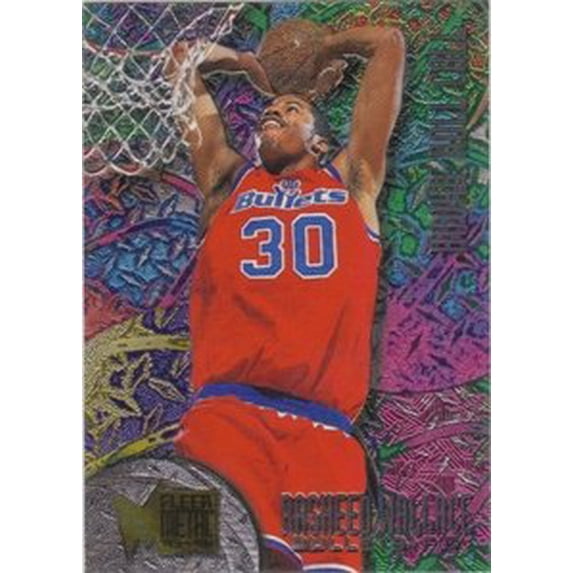1995-96 Metal Rookie Roll Call #R10 Rasheed Wallace NBA Basketball Trading Card