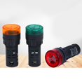 thumbnail image 3 of Indicateur d'Alarme Flash LED buzzer de Signalisation Lampe de Signalisation LED buzzer AC220V AD16-22SM Jaune, 3 of 9