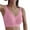 ZC Pink, variant on Front Closure Bras for Women Cordless Backless Spongeless with Convertible Shoulder Straps White XL