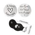 thumbnail image 3 of LEFTHIGH Home Black PU Motivational Words Decision Coin Keychain Car Key Pendant Gift for Lovers Friends Family 7x7cm Gifts For Her, 3 of 6