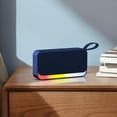 thumbnail image 5 of RGB Bluetooth Speaker, Bluetooth 5.3, Low Latency, Long Battery Life, Desktop Wireless Speaker with Colorful Lights, Small Compact for Gaming, Movies, 5 of 6