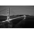 thumbnail image 2 of Susan Vizvary Photography 32x23 Black Ornate Wood Framed with Double Matting Museum Art Print Titled - Blk And Wht Golden Gate, 2 of 4