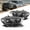 Black Clear, variant on For 2016-2022 Toyota Tacoma w/ LED DRL Chrome Headlights Headlamps Left+Right
