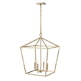 thumbnail image 6 of 3254-MG Millennium Lighting Corona - 4 Light Pendant-30 Inch Tall and 20 Inch Wide-Modern Gold Finish    -Traditional Installation, 6 of 6