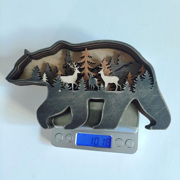 De Madera Tallado En Madera Adornos De Oso Modelo Estatua