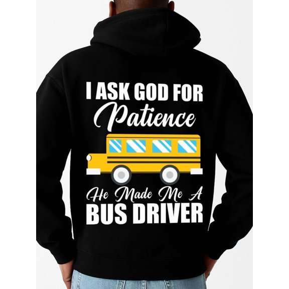 Bus Driver hoodie sweatshirt funny humor mens long sleeve black Soft & Comfortable comfortable y2k husband Fashion Unisex Shirt Graphic tshirts Casual Unisex Shirt Short Sleeve tshirts
