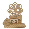 thumbnail image 3 of jifeng Ramadan Advent Calendar Centerpiece Decoration Eid Table Decoration Calendar for Moon Star, 3 of 9
