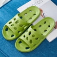 thumbnail image 2 of Domzle Shower Shoes for Women Men, Quick Drying Shower Sandals with Drain Holes | Non-Slip Pool Slides Comfortable Lightweight House Slippers Green, 2 of 5