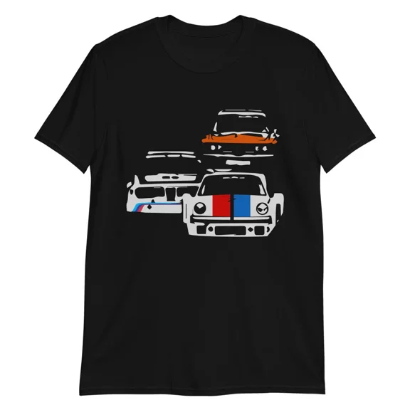 Reprint Rare VINTAGE Vintage Racing IMSA GT Race Cars Short-Sleeve T-Shirt