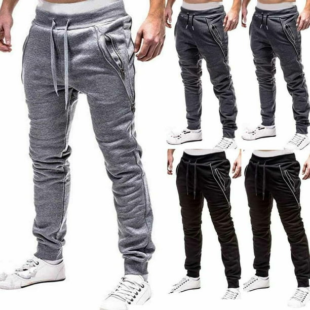 mens skinny leg track pants