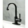 thumbnail image 4 of Fauceture LS8210DKL Kaiser Single-Handle Bathroom Faucet Drain, Matte Black, 4 of 5