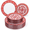 White and Red, variant on Disposable Plastic Party Plates Set, White and Red Floral Design, 10.25" Dinner 7.5" Dessert Plates