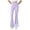 Purple women flare yoga pants a1, variant on Cagogo Women's Flare High Waisted Stretch Yoga Pants Casual Workout Long Pants Sporty Basic Flared Trousers for Running Lounge, Blue XL