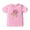 Pink#391, variant on LIIPEE Boys Girls Tops Cartoon Bowknot Pencil Printed Short Sleeve Round Neck Tshirt Top Versatile Birthday Tee,Black,4-5 Years