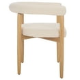 thumbnail image 6 of Safavieh Kaladin Scandinavian Wood Dining Arm Chairs, Cream / Natural, 6 of 8
