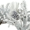 thumbnail image 6 of Northlight Flocked Berries and Pinecones Artificial Pine Christmas Wreath - 26" - Unlit, 6 of 7