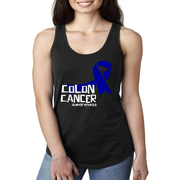 Normal is Boring - Women's Racerback Tank Top, up to Women Size 2XL - Colon Cancer