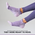 thumbnail image 6 of Feetures Plantar Fasciitis Relief Sock Light Cushion No Show Tab - Targeted Compression Sock for Women & Men - Amethyst , Small (1 Pair), 6 of 7