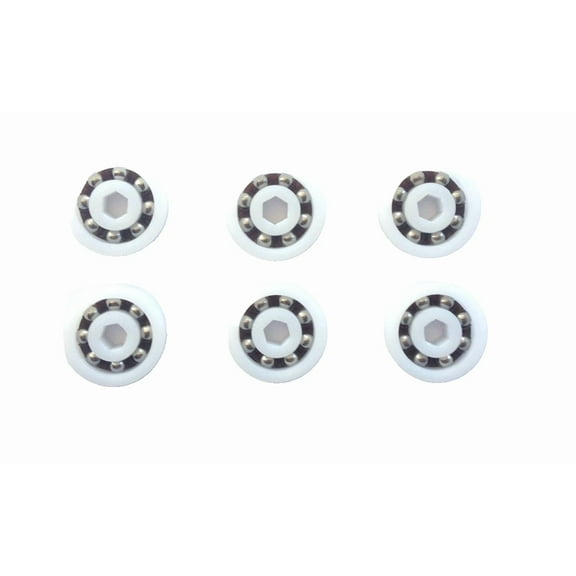 6 Pack Ball Bearing Replacement Wheel For Polaris Cleaner 360 380 9-100-1108