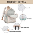 thumbnail image 4 of Minimalist Princess Pattern Backpack for School,Cute School Bag,Schoolbag with Adjustable Shoulder Straps & Padded Back,15.25"x11.5"x5.25", 4 of 5